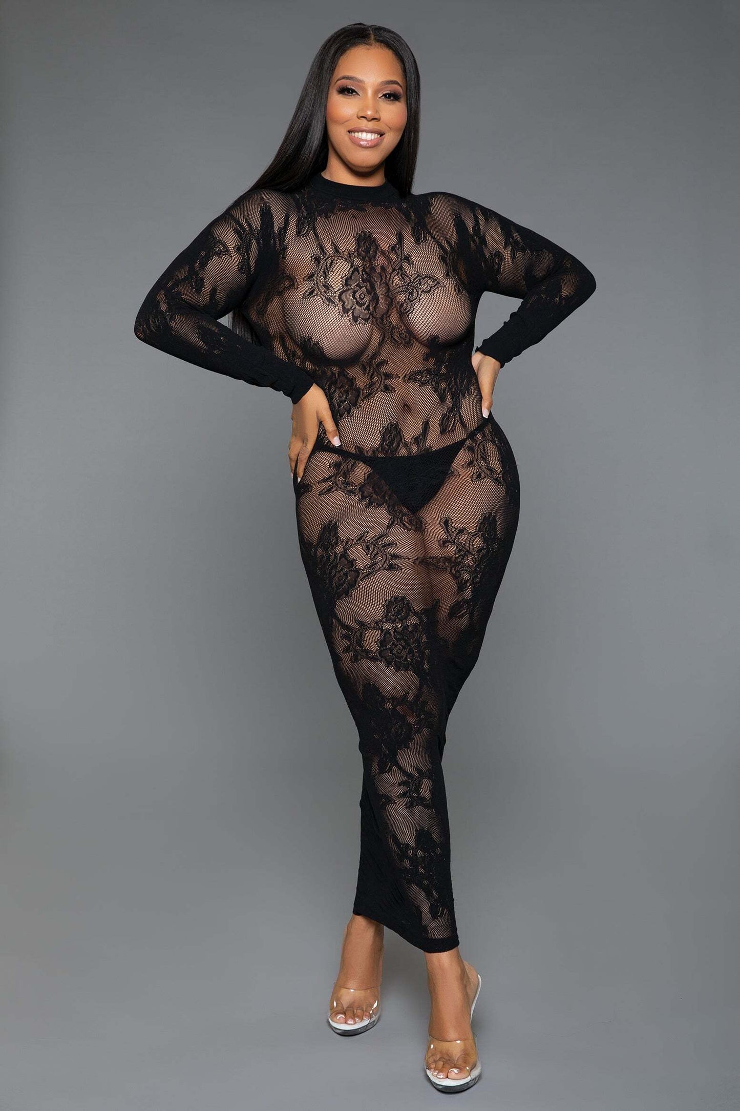 Innocent Touch Lace Maxi Bodystocking