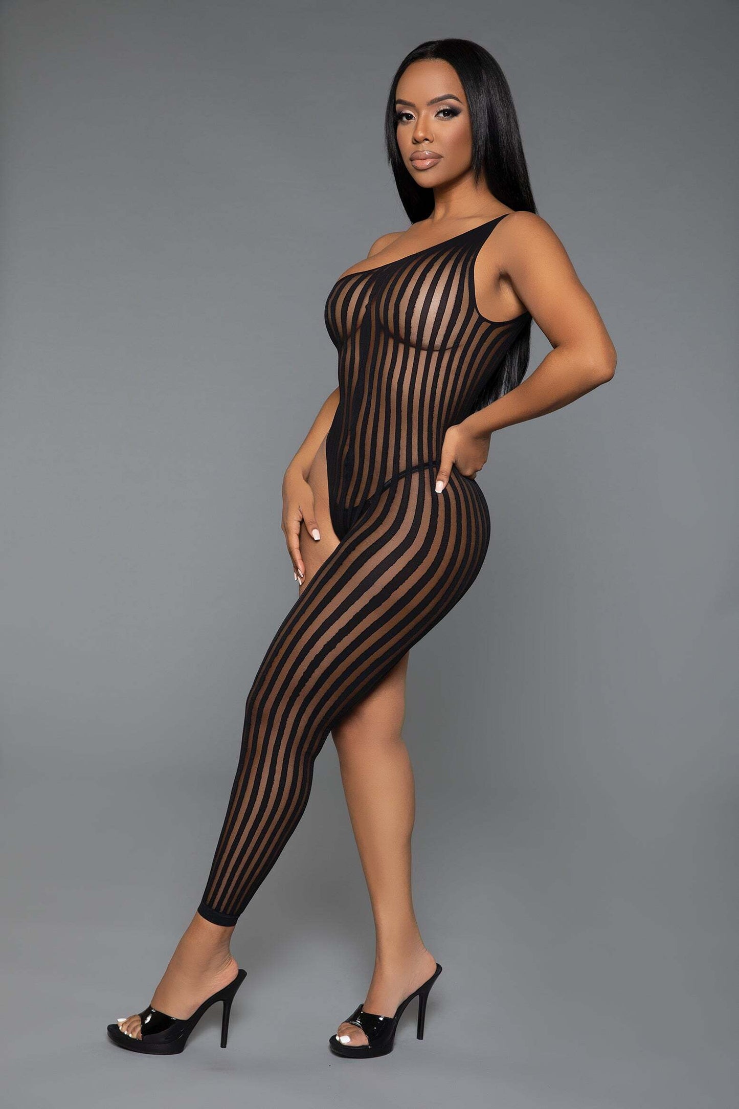 Seductress One-Shoulder Bodystocking