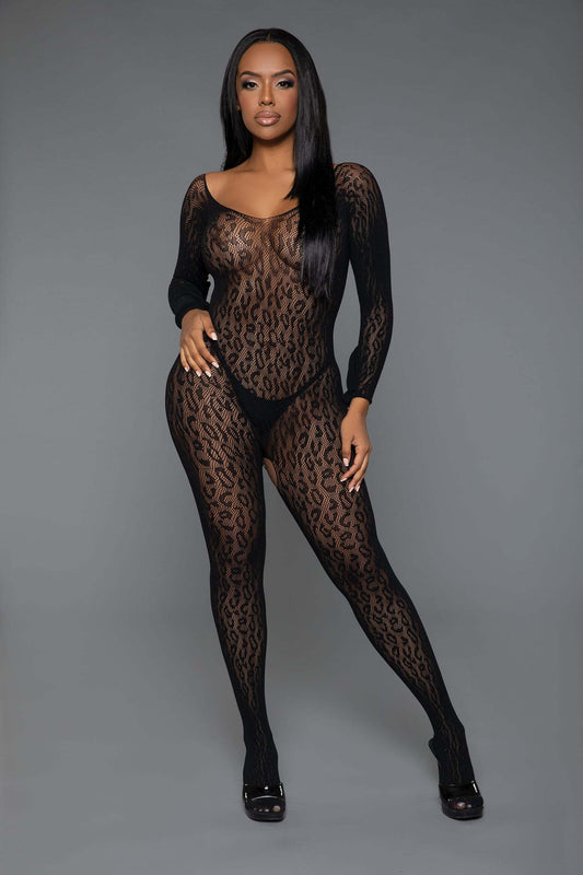 Animal Instinct Leopard Catsuit