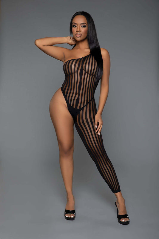 Seductress One-Shoulder Bodystocking